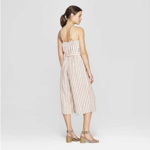 UNIVERSAL THREAD Striped Wide Leg Jumpsuit XL - Picture 2 of 7